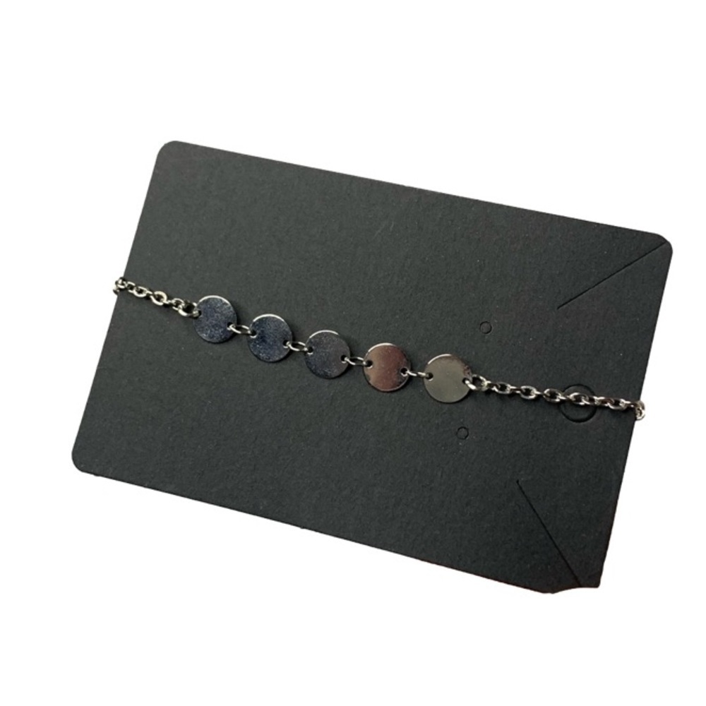 Silver sequins bracelet